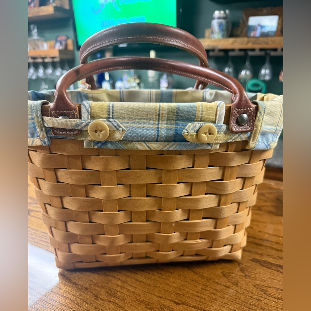 SIGNED Longaberger Basket Purse